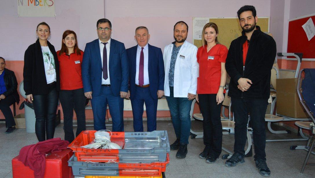 Kızılay Kan Bağışı Kampanyası Ziyaret Edildi