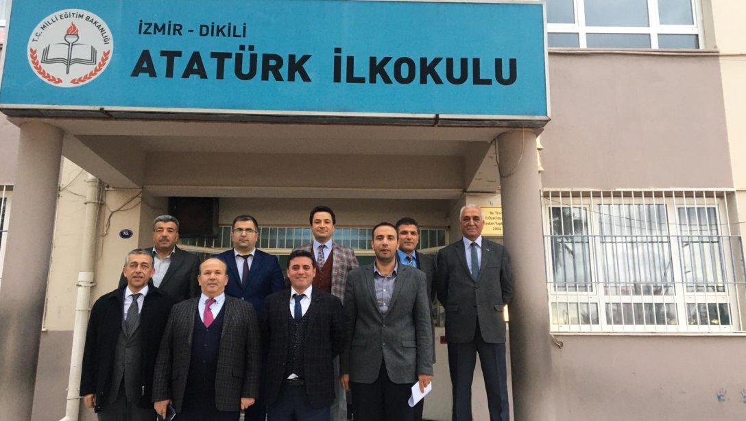 Atatürk İlkokulu´nda İlkokul Müdürleri İle Aylık Değerlendirme Toplantısı Yapıldı