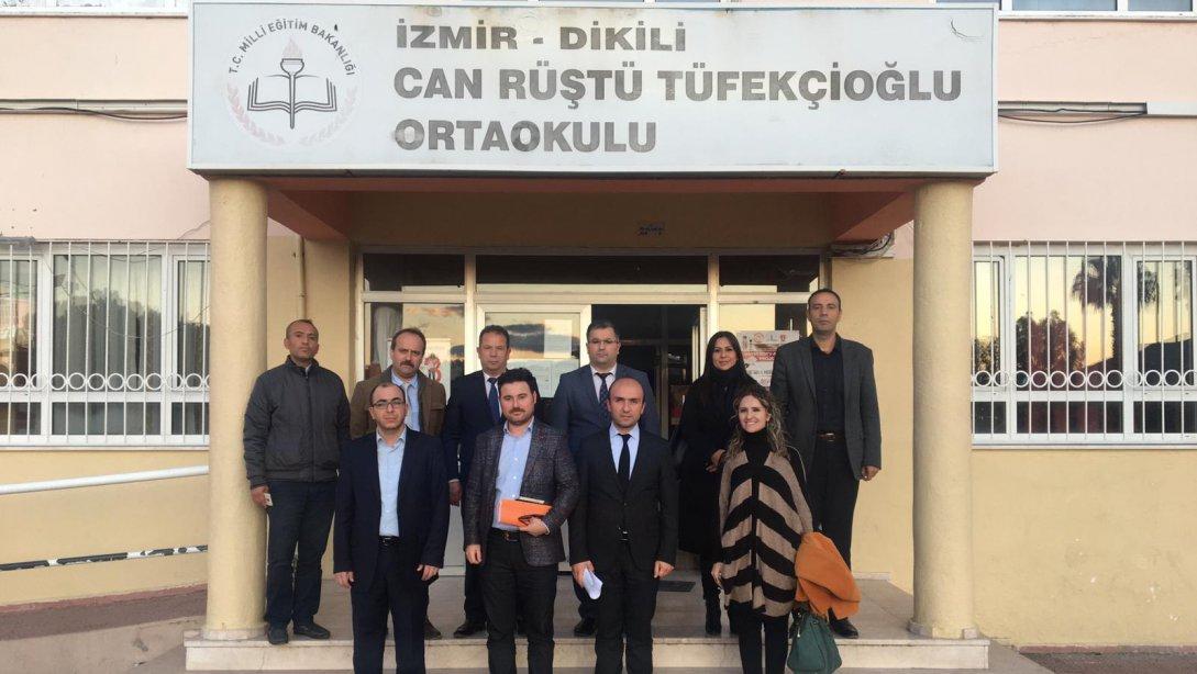 Can Rüştü Tüfekçioğlu Ortaokulu´nda Ortaokul Müdürleri İle Aylık Değerlendirme Toplantısı Yapıldı