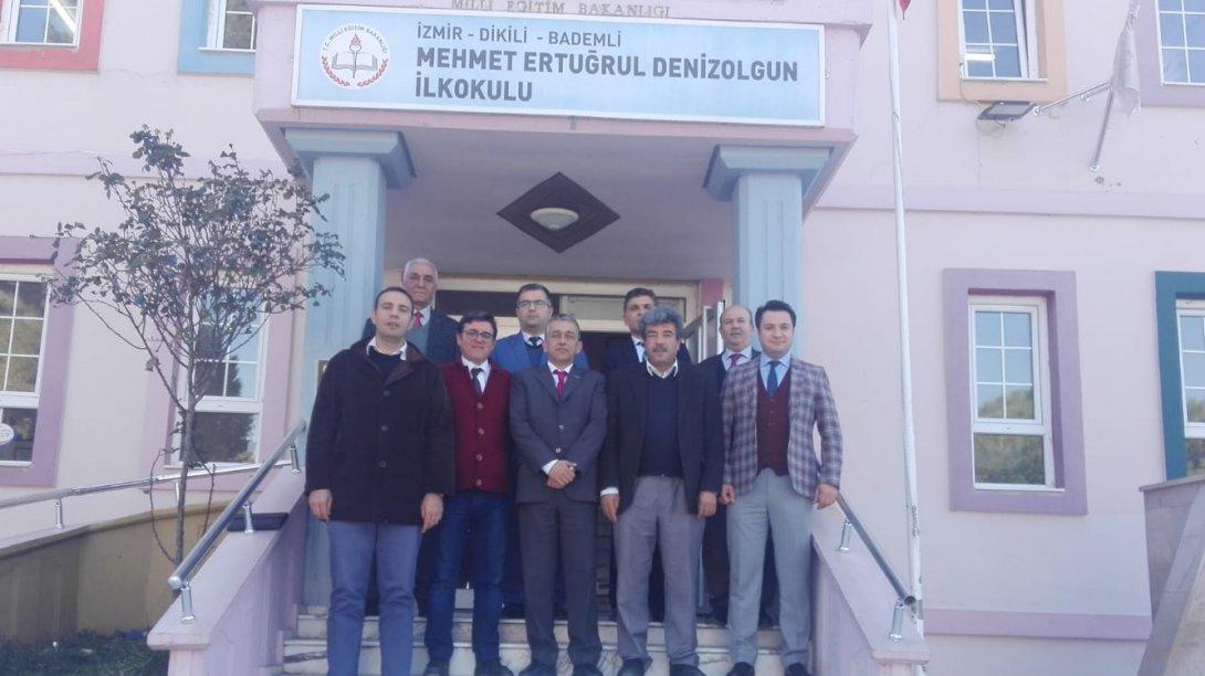Bademli Mehmet Ertuğrul Denizolgun İlkokulu´nda İlkokul Müdürleri İle Aylık Değerlendirme Toplantısı Yapıldı