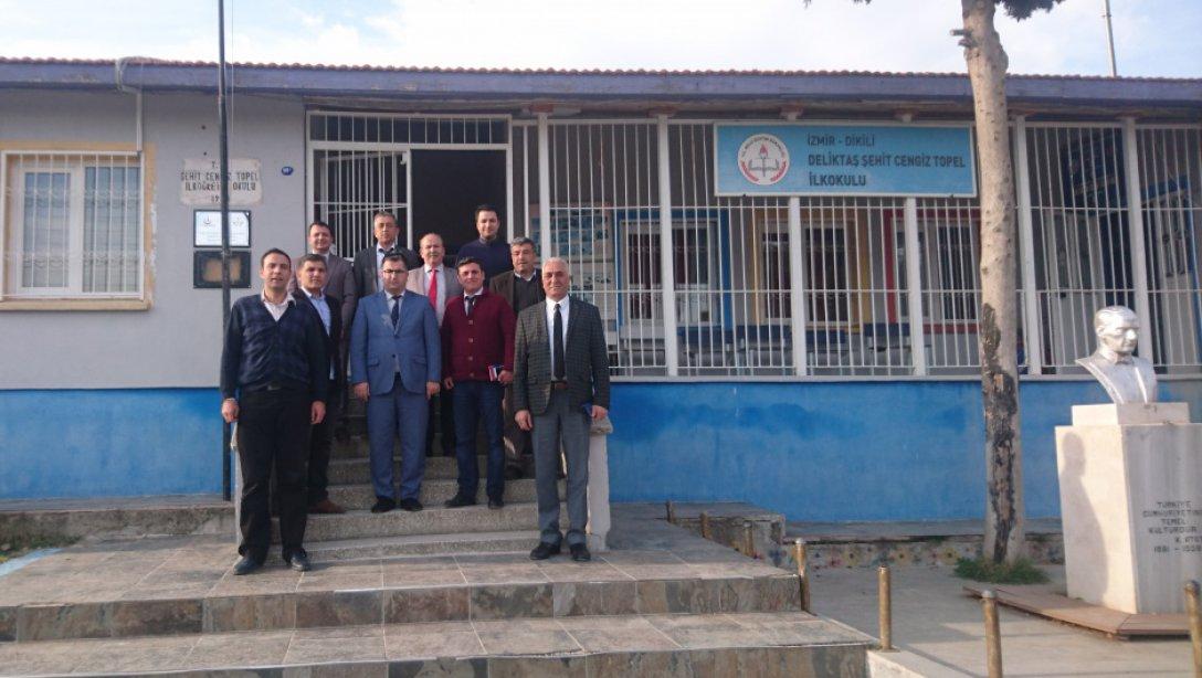 Deliktaş Şehit Cengiz Topel  İlkokulu´nda İlkokul Müdürleri İle Aylık Değerlendirme Toplantısı Yapıldı